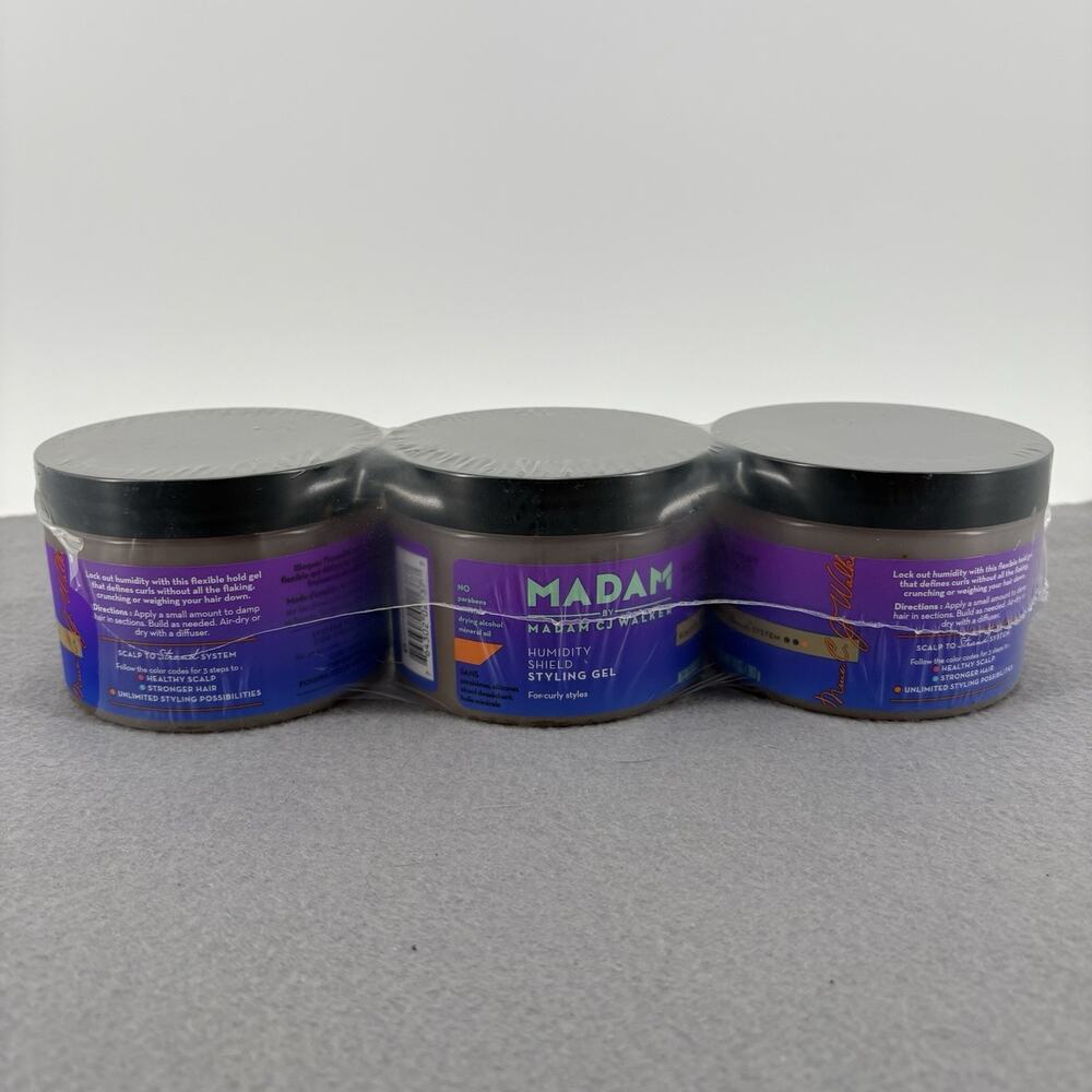 3 - Madam by Madam CJ Walker Humidity Shield Styling Gel for Curly Styles 10 oz